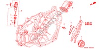 KOPPELING TERUGKEER voor Honda JAZZ 1.3GLI 5 deuren 5-versnellings handgeschakelde versnellingsbak 2005