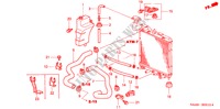 RADIATOR SLANG/RESERVETANK( '03) voor Honda JAZZ 1.3EX 5 deuren CVT versnellingsbak 2002