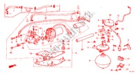 ACCUMULATOR(A.L.B.) voor Honda PRELUDE EX 2 deuren 5-versnellings handgeschakelde versnellingsbak 1985