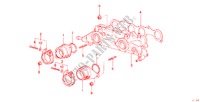 CARBURATEUR ISOLATIE/ INLAAT SPRUITSTUK voor Honda PRELUDE EX 2 deuren 4-traps automatische versnellingsbak 1986