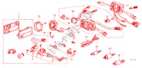 SCHAKELAAR(2) voor Honda PRELUDE 2.0I-16 2 deuren 5-versnellings handgeschakelde versnellingsbak 1986