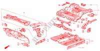 CHASSIS STRUKTUUR(2) voor Honda CIVIC GL 4 deuren 5-versnellings handgeschakelde versnellingsbak 1986