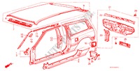 CHASSIS STRUKTUUR(3)(2DE) voor Honda CIVIC DX 3 deuren 3-traps automatische versnellingsbak 1984