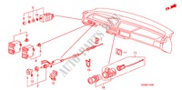 SCHAKELAAR(1) voor Honda CIVIC DX 3 deuren 3-traps automatische versnellingsbak 1984