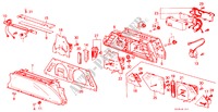 SNELHEIDSMETER COMPONENT (ND) voor Honda CIVIC 1.5S 3 deuren 5-versnellings handgeschakelde versnellingsbak 1984