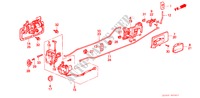 ACHTER PORTIER SLOTEN voor Honda LEGEND XI EXCLUSIVE 4 deuren 4-traps automatische versnellingsbak 1989