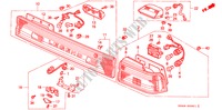ACHTERLICHT(2) voor Honda LEGEND ZI 4 deuren 4-traps automatische versnellingsbak 1990