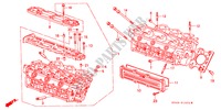 CILINDERKOP(VOOR) voor Honda LEGEND XI EXCLUSIVE 4 deuren 4-traps automatische versnellingsbak 1989