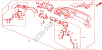 INSTRUMENT PANEEL MONTAGE (LH) voor Honda LEGEND ZI 4 deuren 4-traps automatische versnellingsbak 1989