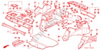 ACHTER HOUDER/ZIJDE VOERING voor Honda ACCORD 3.0 SIR 4 deuren 5-traps automatische versnellingsbak 2003