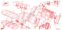 ACHTER ZITTING voor Honda ACCORD EX 4 deuren 5-traps automatische versnellingsbak 2005