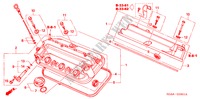 CILINDERKOP AFDEKKING(V6) voor Honda ACCORD EX 4 deuren 5-traps automatische versnellingsbak 2005
