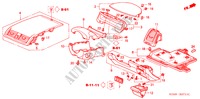 INSTRUMENTEN AFWERKING(BESTUURDERZIJKANT) (RH) voor Honda ACCORD 3.0 SIR 4 deuren 5-traps automatische versnellingsbak 2003