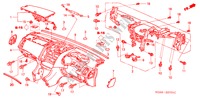 INSTRUMENTEN PANEEL(RH) voor Honda ACCORD 2.0 VTI 4 deuren 5-traps automatische versnellingsbak 2003