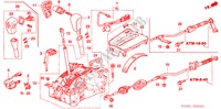 KEUZEHENDEL(LH) voor Honda ACCORD 2.0 VTIL 4 deuren 5-traps automatische versnellingsbak 2003