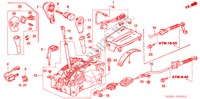KEUZEHENDEL(RH) voor Honda ACCORD 3.0 SIR 4 deuren 5-traps automatische versnellingsbak 2005