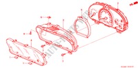METER KOMPONENTEN(NS) voor Honda ACCORD 3.0 SIR 4 deuren 5-traps automatische versnellingsbak 2005