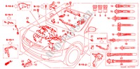 MOTOR BEDRADINGSBUNDEL(V6) (RH) voor Honda ACCORD 3.0 SIR 4 deuren 5-traps automatische versnellingsbak 2003