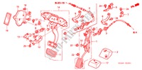 PEDAAL(RH) voor Honda ACCORD 3.0 SIR 4 deuren 5-traps automatische versnellingsbak 2003