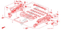 V. ZITTING COMPONENTEN (L.)(HANDMATIGE ZITTING) voor Honda ACCORD 3.0 SIR 4 deuren 5-traps automatische versnellingsbak 2006