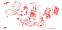 VOOR ZITTING(L.) (RH) voor Honda ACCORD 2.0 VTI 4 deuren 5-traps automatische versnellingsbak 2003