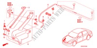 RUITESPROEIER(1) voor Honda ACCORD VTIL 4 deuren 5-versnellings handgeschakelde versnellingsbak 2007