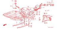BRANDSTOF TANK voor Honda ACCORD 2.0SI 4 deuren 5-versnellings handgeschakelde versnellingsbak 1989
