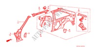 CHASSIS STRUKTUUR(5) (3DE) voor Honda ACCORD 2.0SI 3 deuren 4-traps automatische versnellingsbak 1987