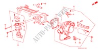 GAS HUIS(PGM FI) voor Honda ACCORD 2.0SI 4 deuren 4-traps automatische versnellingsbak 1989