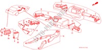 KANAAL voor Honda ACCORD EX 3 deuren 4-traps automatische versnellingsbak 1986