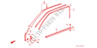 OPENING AFWERKING(3DE) voor Honda ACCORD STD 3 deuren 4-traps automatische versnellingsbak 1986