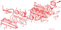 SNELHEIDSMETER (NS) voor Honda ACCORD 2.0SI 4 deuren 4-traps automatische versnellingsbak 1989