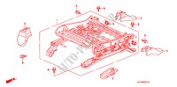 V. ZITTING COMPONENTEN (R.)(HANDBEDIENENDE HOOGTE) voor Honda CITY ZX GXI 4 deuren 5-versnellings handgeschakelde versnellingsbak 2007