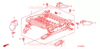 V. ZITTING COMPONENTEN (R.) voor Honda CITY V 4 deuren CVT versnellingsbak 2007