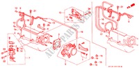 GAS HUIS(PGM F1) (1) voor Honda PRELUDE 4WS 2.0 SI 2 deuren 4-traps automatische versnellingsbak 1988