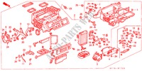 VERWARMINGSEENHEID(LH) voor Honda PRELUDE 2.0SI 2 deuren 4-traps automatische versnellingsbak 1988