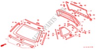 VOOR RUIT/ ACHTER RUIT voor Honda PRELUDE 2.0SI 2 deuren 4-traps automatische versnellingsbak 1988