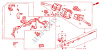COMBINATIESCHAKELAAR voor Honda CIVIC DX 1200 3 deuren 4-traps automatische versnellingsbak 1988