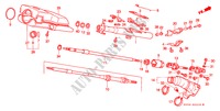 STUURKOLOM(1) voor Honda CIVIC DX 1300 3 deuren 4-traps automatische versnellingsbak 1990
