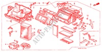 VERWARMINGSEENHEID voor Honda CIVIC DX 1300 3 deuren 4-traps automatische versnellingsbak 1989