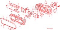 COMBINATIEMETER KOMPONENTEN(ND) voor Honda CIVIC GL 4 deuren 5-versnellings handgeschakelde versnellingsbak 1988