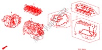 PAKKINGPAKKET/MOTOR MONTAGE/VERSNELLINGSBAKSAMENSTEL voor Honda CIVIC DX 1300 4 deuren 4-traps automatische versnellingsbak 1990