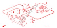 SLANGEN(1) voor Honda CIVIC GL 4 deuren 4-traps automatische versnellingsbak 1988