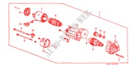 STARTMOTOR(ND) (1) voor Honda CIVIC GL 4 deuren 5-versnellings handgeschakelde versnellingsbak 1988