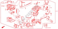 CARBURATEUR voor Honda CIVIC SHUTTLE GL 5 deuren 4-traps automatische versnellingsbak 1989