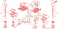 DUAL CARBURATEUR COMPL. voor Honda CIVIC WAGON RTX 5 deuren 5-versnellings handgeschakelde versnellingsbak 1988
