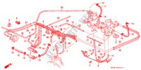 INSTALLATIEPIJP/SLANGEN(2) voor Honda CIVIC WAGON RTX 5 deuren 5-versnellings handgeschakelde versnellingsbak 1989