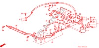P.S. LEIDINGEN(2) voor Honda CIVIC SHUTTLE GL 5 deuren 5-versnellings handgeschakelde versnellingsbak 1990