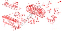 SNELHEIDSMETER (NS) voor Honda CIVIC SHUTTLE GL 5 deuren 4-traps automatische versnellingsbak 1989