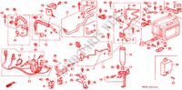 AIRCONDITIONER (SLANGEN/PIJPEN) (2) voor Honda ACCORD EX 4 deuren 4-traps automatische versnellingsbak 1990